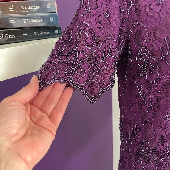 Vintage Brilliante by JA Beaded Gown - Picture 3 of 9